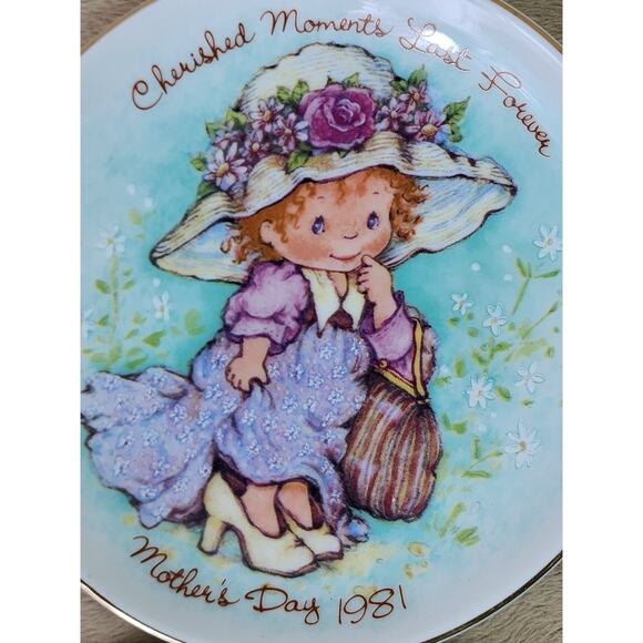 Avon Mother's Day Plate 1981 1982 1984 1992 Kids Design Porcelain Japan 5" x4 - Picture 12 of 16